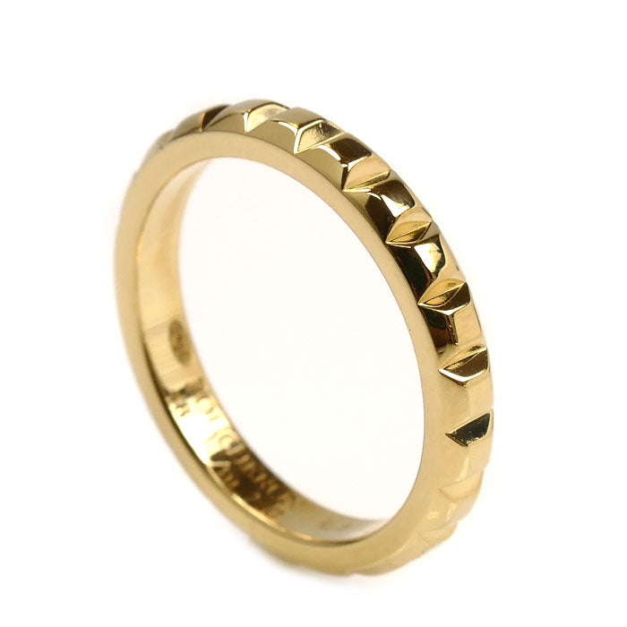 Boucheron ブシュロン K18YG イエローゴールド クルドパリ ミディアム リング・指輪 JAL00008 8号 48 3.4g レディース【中古】【美品】