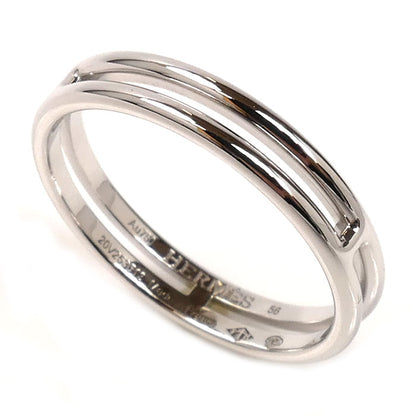 HERMES エルメス K18WG ホワイトゴールド アリアンヌ リング・指輪 H119834B 15.5号 56 3.2g メンズ【中古】【美品】