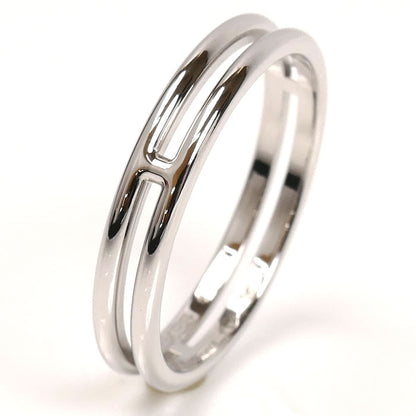 HERMES エルメス K18WG ホワイトゴールド アリアンヌ リング・指輪 H119834B 15.5号 56 3.2g メンズ【中古】【美品】