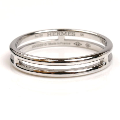 HERMES エルメス K18WG ホワイトゴールド アリアンヌ リング・指輪 H119834B 15.5号 56 3.2g メンズ【中古】【美品】
