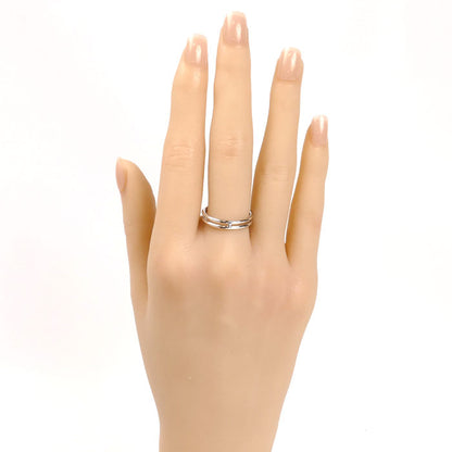 HERMES エルメス K18WG ホワイトゴールド アリアンヌ リング・指輪 H119834B 15.5号 56 3.2g メンズ【中古】【美品】