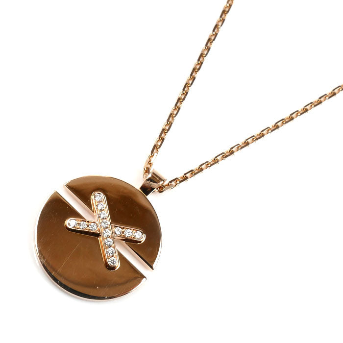 Chaumet ショーメ K18PG ピンクゴールド ジュ ドゥ リアン ハーモニー ダイヤ ネックレス 084493-000 ダイヤモンド 10.9g 45/50/55cm レディース【中古】