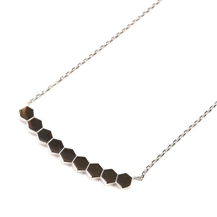 Chaumet ショーメ K18WG ホワイトゴールド ビーマイラブ ダイヤ ネックレス 083982 4.2g 38/40/42cm レディース【中古】【美品】