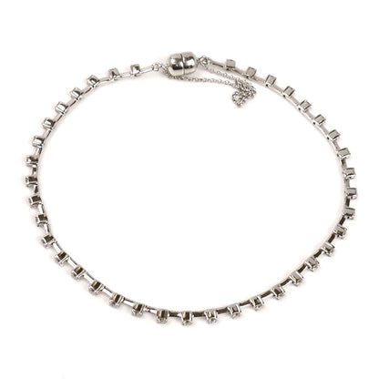 TASAKI タサキ K18WG ホワイトゴールド ダイヤ ブレスレット ダイヤモンド0.65ct 4.9g 内径17.5cm レディース【中古】