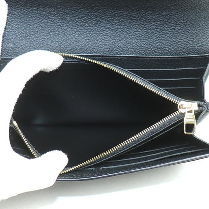 LOUIS VUITTON ルイ・ヴィトン ポルトフォイユサラ 長財布 モノグラムアンプラント ノワール M82257 ICチップ レディース【中古】