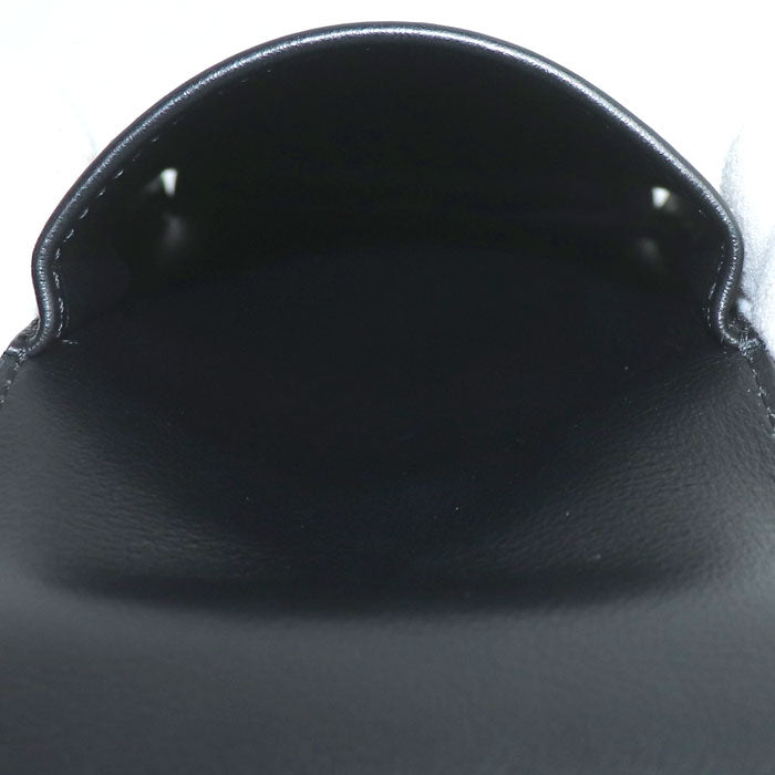 TOD’S トッズ Tタイムレス ショルダーバッグ フォンポーチ ブラック XAWTSAOV302RORB999 スマホケース レディース【中古】