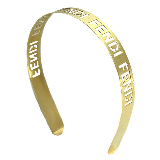 FENDI フェンディ GP ロゴ ヘアアクセサリー カチューシャ 8AH080 B08 レディース【中古】【美品】