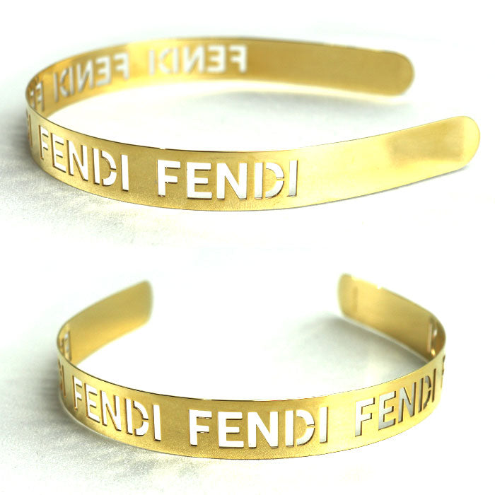 FENDI フェンディ GP ロゴ ヘアアクセサリー カチューシャ 8AH080 B08 レディース【中古】【美品】