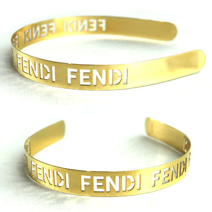 FENDI フェンディ GP ロゴ ヘアアクセサリー カチューシャ 8AH080 B08 レディース【中古】【美品】
