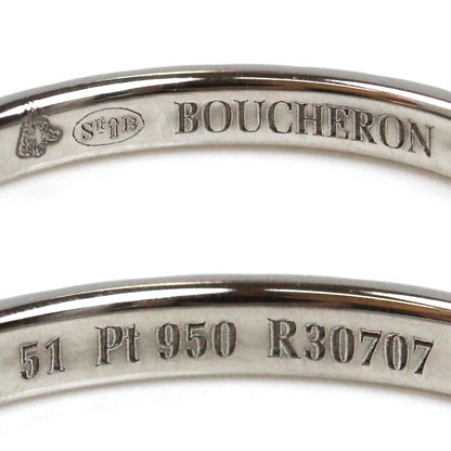 Boucheron ブシュロン Pt950プラチナ クルドパリ スモール リング・指輪 JAL01160 11号 51 2.5g レディース【中古】【美品】