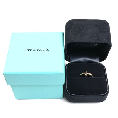 TIFFANY&Co. ティファニー K18PG ピンクゴールド Tワン ナロー ダイヤ リング・指輪 67795245 ダイヤモンド 7号 3.7g レディース【中古】
