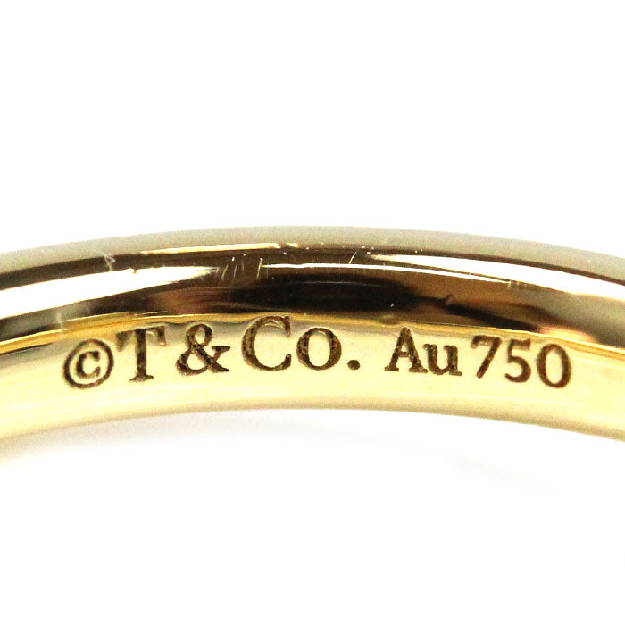 TIFFANY&Co. ティファニー K18YG イエローゴールド Tワン ナロー リング・指輪 67796837 7号 3.3g レディース【中古】【美品】
