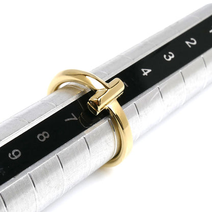 TIFFANY&Co. ティファニー K18YG イエローゴールド Tワン ナロー リング・指輪 67796837 7号 3.3g レディース【中古】【美品】