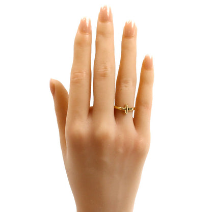 TIFFANY&Co. ティファニー K18YG イエローゴールド Tワン ナロー リング・指輪 67796837 7号 3.3g レディース【中古】【美品】