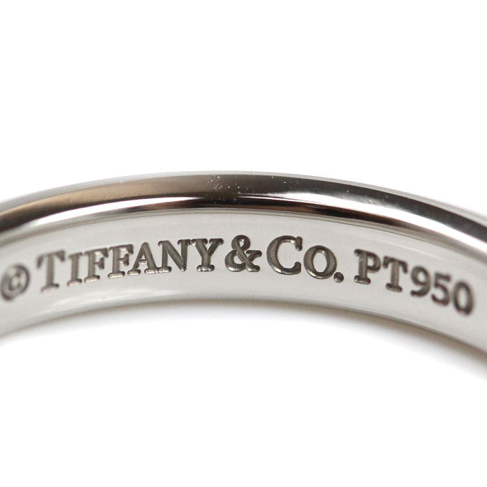 TIFFANY&Co. ティファニー Pt950プラチナ フラットバンド リング・指輪 20号 7.0g メンズ【中古】【美品】