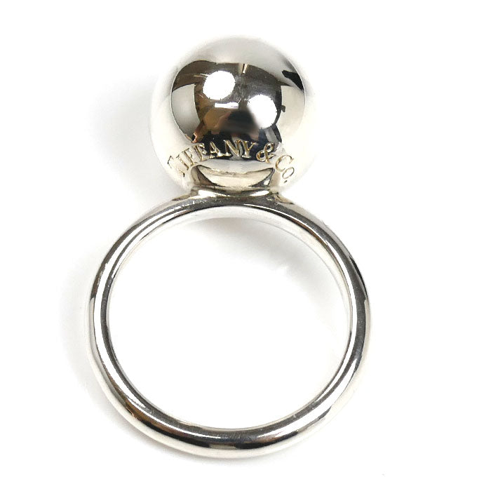 TIFFANY&Co. ティファニー シルバー925 ハードウェア ボール リング・指輪 8号 4.5g レディース【中古】
