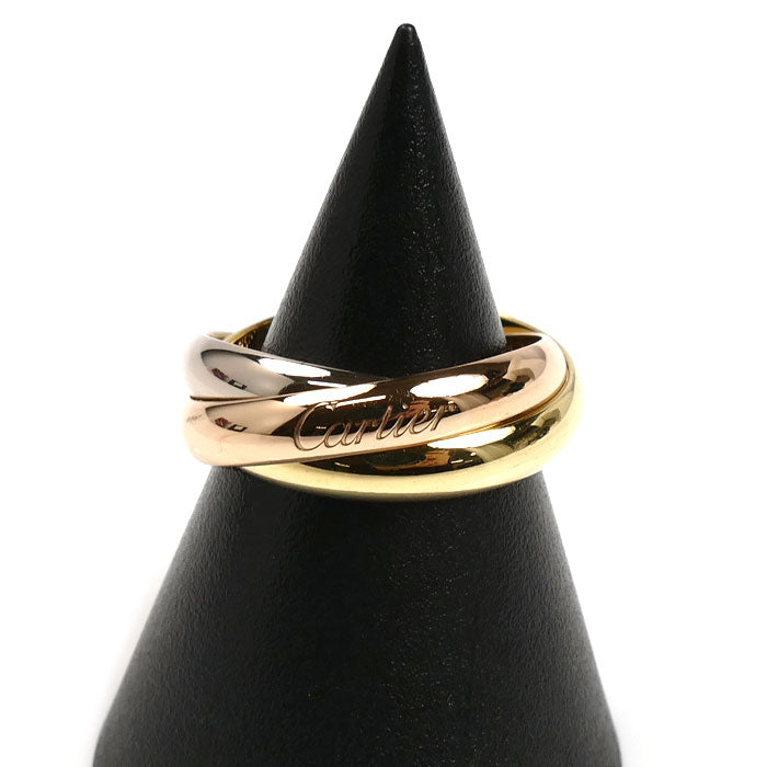 CARTIER カルティエ K18YG/PG/WG トリニティ リング・指輪 B4234253 13号 53 7.8g レディース【中古】【美品】