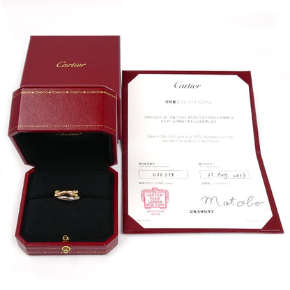 CARTIER カルティエ K18YG/PG/WG トリニティ リング・指輪 B4234253 13号 53 7.8g レディース【中古】【美品】