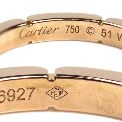 CARTIER カルティエ K18PG ピンクゴールド マイヨンパンテール 4Pダイヤ リング・指輪 B4080551 11号 51 3.8g レディース【中古】