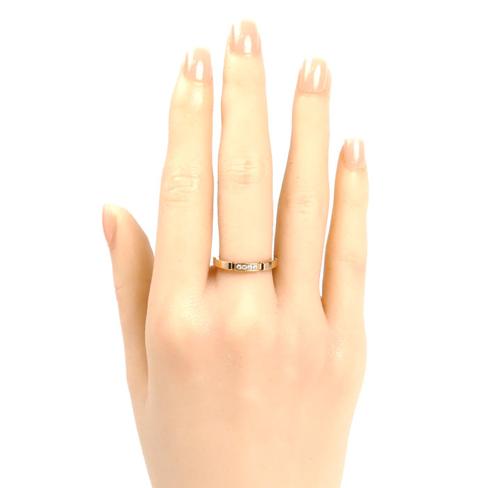CARTIER カルティエ K18PG ピンクゴールド マイヨンパンテール 4Pダイヤ リング・指輪 B4080551 11号 51 3.8g レディース【中古】