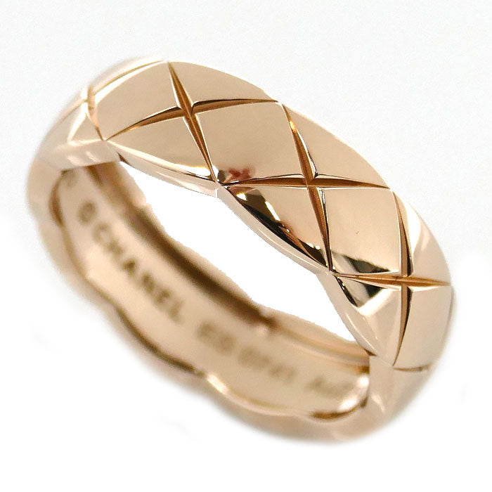 CHANEL シャネル K18PG ピンクゴールド ココクラッシュ リング・指輪 J10817 20号 60 7.2g メンズ【中古】【美品】