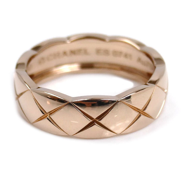CHANEL シャネル K18PG ピンクゴールド ココクラッシュ リング・指輪 J10817 20号 60 7.2g メンズ【中古】【美品】