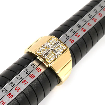 K18YG/Pt900 ダイヤ リング・指輪 ダイヤモンド0.30ct 22号 9.6g メンズ【中古】