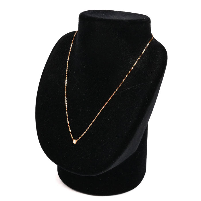 CARTIER カルティエ K18PG ピンクゴールド ダムール SM ダイヤ ネックレス B7215700 2.6g 41cm レディース【中古】【美品】