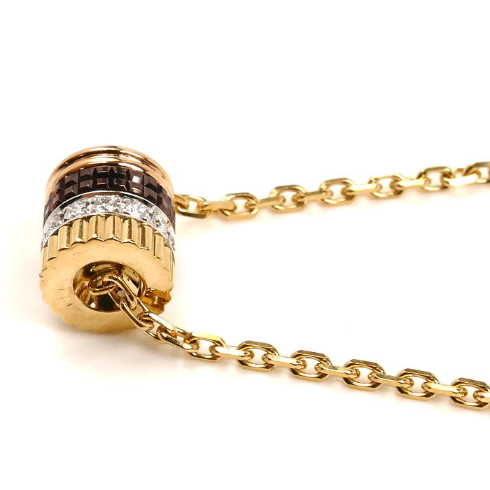 Boucheron ブシュロン K18YG/PG/WG キャトル クラシック ダイヤ ネックレス JPN00668 9.5g 47cm レディース【中古】【美品】