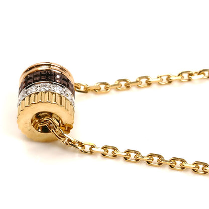 Boucheron ブシュロン K18YG/PG/WG キャトル クラシック ダイヤ ネックレス JPN00668 9.5g 47cm レディース【中古】【美品】