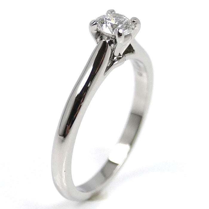 CARTIER カルティエ Pt950プラチナ ソリテール1865 ダイヤ リング・指輪 ダイヤモンド0.31ct 9号 49 3.6g レディース【中古】【美品】
