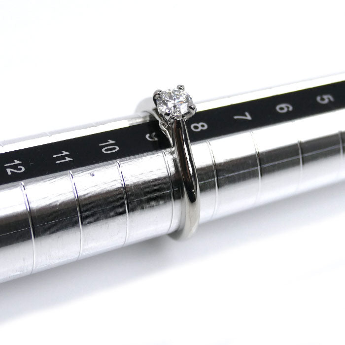 CARTIER カルティエ Pt950プラチナ ソリテール1865 ダイヤ リング・指輪 ダイヤモンド0.31ct 9号 49 3.6g レディース【中古】【美品】