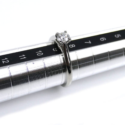 CARTIER カルティエ Pt950プラチナ ソリテール1865 ダイヤ リング・指輪 ダイヤモンド0.31ct 9号 49 3.6g レディース【中古】【美品】