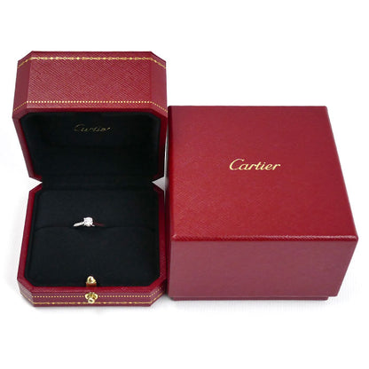 CARTIER カルティエ Pt950プラチナ ソリテール1865 ダイヤ リング・指輪 ダイヤモンド0.31ct 9号 49 3.6g レディース【中古】【美品】
