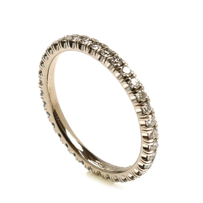 CARTIER カルティエ K18WG ホワイトゴールド エタンセル ドゥ カルティエ フルエタニティ ダイヤ リング・指輪 B4077949 9号 49 1.7g レディース【中古】【美品】