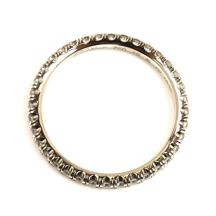 CARTIER カルティエ K18WG ホワイトゴールド エタンセル ドゥ カルティエ フルエタニティ ダイヤ リング・指輪 B4077949 9号 49 1.7g レディース【中古】【美品】