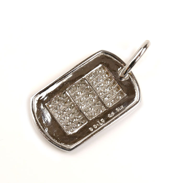 K18WG ホワイトゴールド ダイヤ ペンダントトップ ダイヤモンド1.00ct 4.6g レディース【中古】