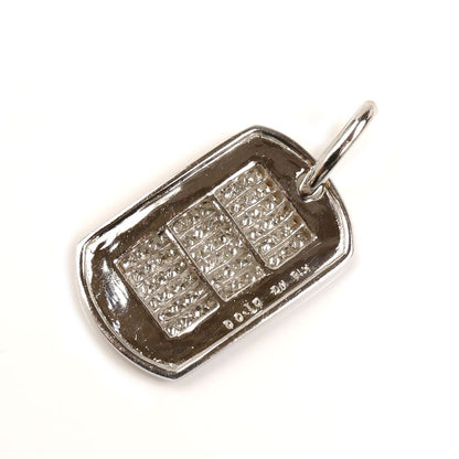 K18WG ホワイトゴールド ダイヤ ペンダントトップ ダイヤモンド1.00ct 4.6g レディース【中古】