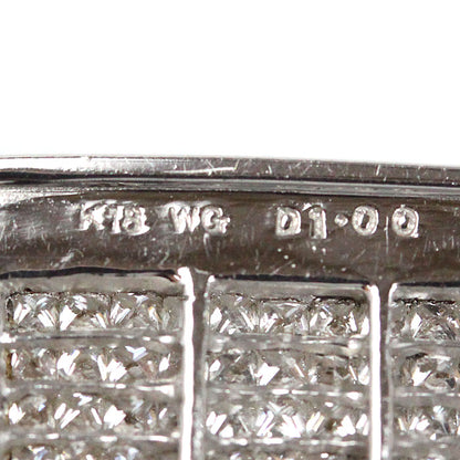 K18WG ホワイトゴールド ダイヤ ペンダントトップ ダイヤモンド1.00ct 4.6g レディース【中古】