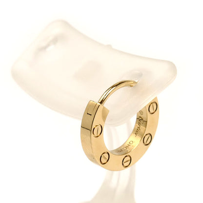CARTIER カルティエ K18YG イエローゴールド ラブ シングル ピアス B8301423 1.6g レディース【中古】【美品】