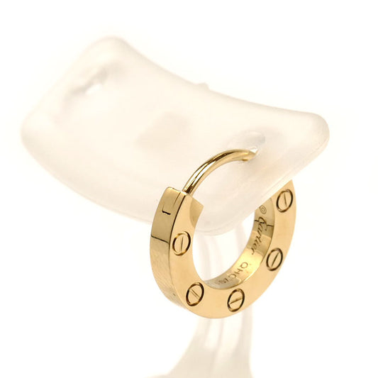 CARTIER カルティエ K18YG イエローゴールド ラブ シングル ピアス B8301423 1.6g レディース【中古】【美品】