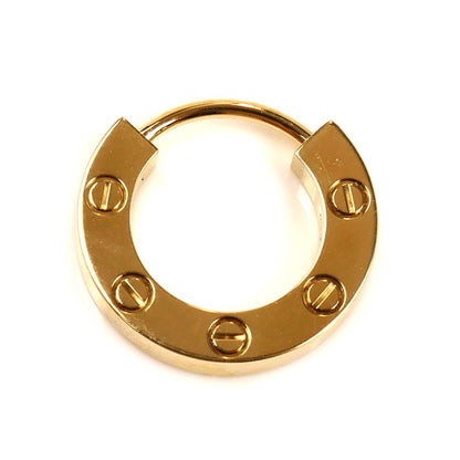 CARTIER カルティエ K18YG イエローゴールド ラブ シングル ピアス B8301423 1.6g レディース【中古】【美品】