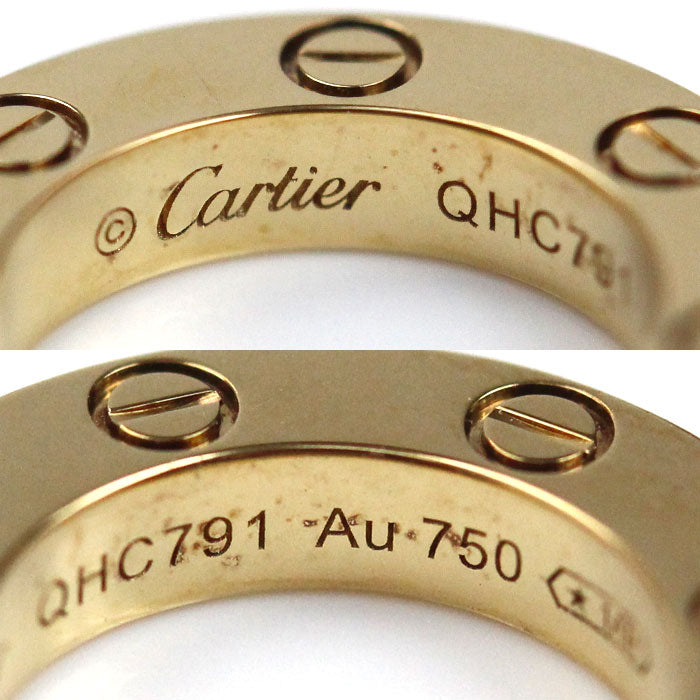 CARTIER カルティエ K18YG イエローゴールド ラブ シングル ピアス B8301423 1.6g レディース【中古】【美品】