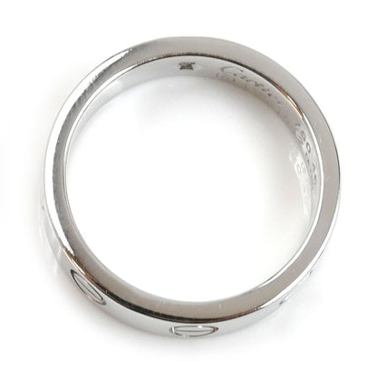 CARTIER カルティエ K18WG ホワイトゴールド ミニラブ 1P ダイヤ リング・指輪 B4050546 6号 46 4.3g レディース【中古】【美品】