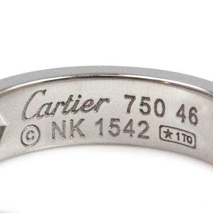 CARTIER カルティエ K18WG ホワイトゴールド ミニラブ 1P ダイヤ リング・指輪 B4050546 6号 46 4.3g レディース【中古】【美品】