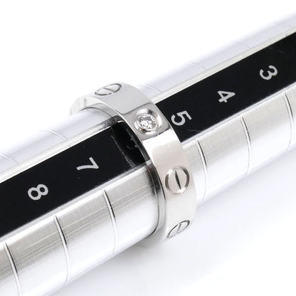 CARTIER カルティエ K18WG ホワイトゴールド ミニラブ 1P ダイヤ リング・指輪 B4050546 6号 46 4.3g レディース【中古】【美品】
