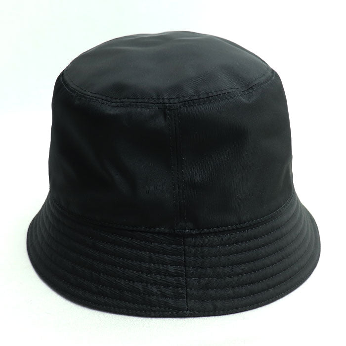 PRADA プラダ Re Nylon リ ナイロン ハット ブラック 2HC137 2DMI F0002 IC XL ユニセックス【中古】【美品】