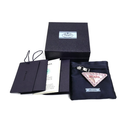 PRADA プラダ 真鍮 レジン ロゴ バレッタ 1IF090 レディース【中古】【美品】