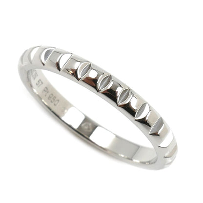 Boucheron ブシュロン Pt950プラチナ クルドパリ ミディアム リング・指輪 JAL0010957 16.5号 57 5.3g メンズ【中古】【美品】