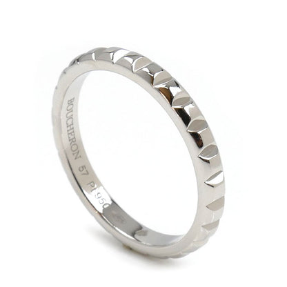 Boucheron ブシュロン Pt950プラチナ クルドパリ ミディアム リング・指輪 JAL0010957 16.5号 57 5.3g メンズ【中古】【美品】